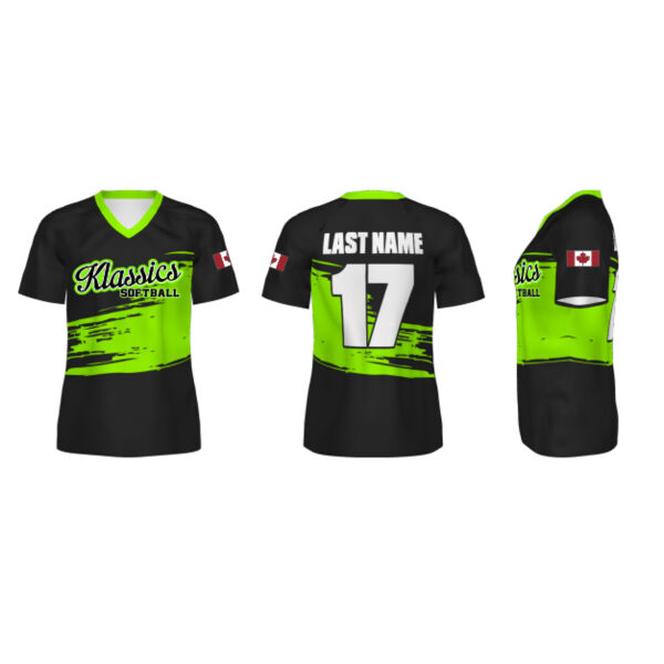 Klassics U13 Black Practice Jerseys (Ladies) Thumbnail